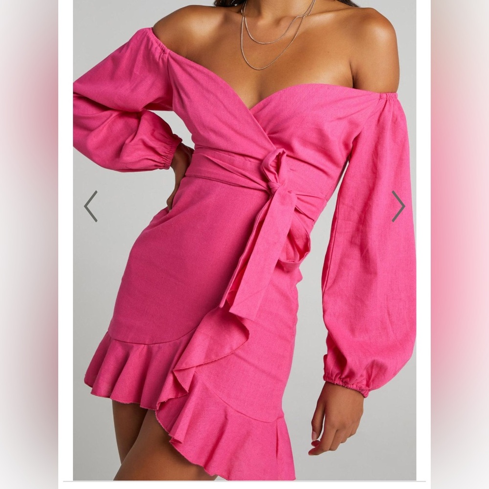 Showpo. HOT pink dress
